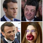Diana Buzoianu și Macron