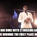 Idk what to put here ;-; | How that one dude with 21 missing assignment feel after winning the first place in Kahoot: | image tagged in gifs,memes,funny | made w/ Imgflip video-to-gif maker