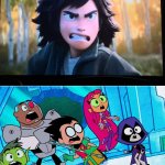 Teen Titans (TTG) is scared of Mabel Tanaka | image tagged in teen titans ttg is scared of who,deviantart,disney,pixar,hoppers,teen titans go | made w/ Imgflip meme maker