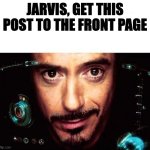 jarvis, get this post to the front page