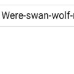 were swan wolf mobile