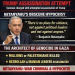 TRUMP ASSASSINATION ATTEMPT. Gunman charged with attempted assas