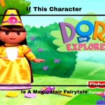 If This Character is a Magic Hair Fairytale meme