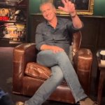 Greasy Gavin crossed legs