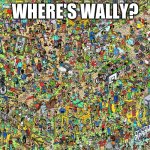 where | where's wally? | image tagged in where's wally | made w/ Imgflip meme maker