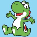 Cute Happy Yoshi meme