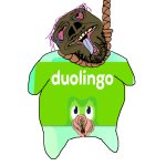 Wojak suicide (Duolingo)