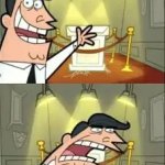 Here I'd put my trophy