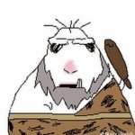 Hamster Doodle Caveman