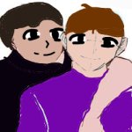 A very poor drawing of me and my bf?