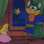 Peach turns Bowser into Scarecrow