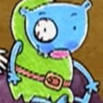 Goofy ass blue guy template