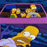 family simpsons going to burns dracula