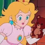 Peach turns Bowser into teddy bear meme