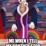 like duuuudee :,) | me when i tell my brother stop and he replies "why" | image tagged in gifs,funny | made w/ Imgflip video-to-gif maker