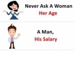 Never ask: