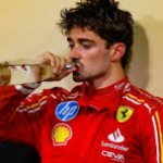 Leclerc drinking