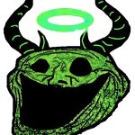 Green halo troll