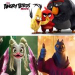 Olivia Burke and Jett Fillmore Loves The Angry Birds Movie (2016) | image tagged in angry birds,goat movie,jett fillmore,olivia burke,deviantart,memes | made w/ Imgflip meme maker