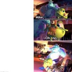 Wazowski and Sulley Reaction to [Loud Thing] template