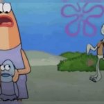 Hiding kids from Squidward