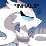 Verita the Reshiram annoyed