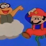 Lakitu confronts Mario