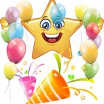 smiley star celebration