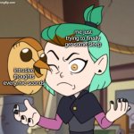 real | me just trying to finally get some sleep; intrusive thoughts every five sconds | image tagged in hooty in amity's space the owl house,the owl house,hooty,amity,intrusive thoughts | made w/ Imgflip meme maker