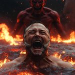 Satan MAGAt burning Hell Alex Jones Sins