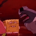 spongebob and patrick melting
