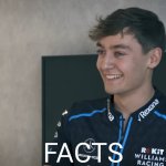 George Russell Facts meme