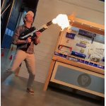 mark rober flamethrower meme