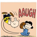 Charlie Brown w/ Lucy & a football