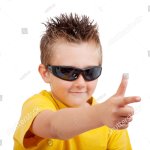 KID WITH SUNGLASSES