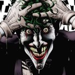 joker laughing maniacally