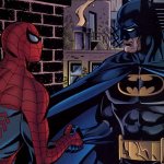 Spider-Man Batman Handshake
