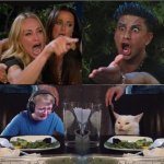 4 Panel Taylor Armstrong Pauly D Crying Kid Smudge the Cat