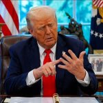 Donald Trump counting on his fingers meme