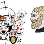 Redditors vs Aryan Chad Wojak