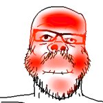 Wojak trying not to laugh