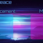 Fire peace synthwave template meme