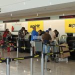 Spirit check-in desk