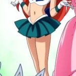 Ariel as Sailor Neptune Belly