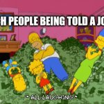 The only thing different is that they are rich. | rich people being told a joke | image tagged in gifs,money | made w/ Imgflip video-to-gif maker