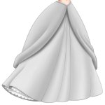 Princess Ariel's White Skirt