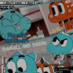 we have no idea | There’s 2 people in play; The other one doesn’t; One uses combat; No way you don’t use combat | image tagged in legally_dumbs s gumball temp | made w/ Imgflip meme maker