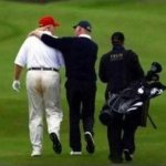 Donald Trump poops himself golfing
