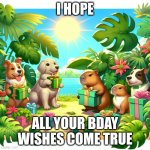For chris (If he ever sees it) | I hope; all your bday wishes come true | image tagged in yay,happy birthday | made w/ Imgflip meme maker