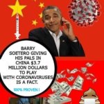 Obama created Covid with Fauci